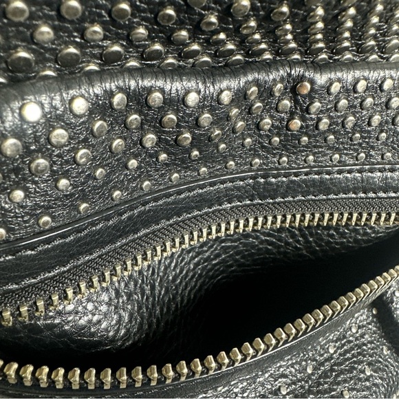 Marc Jacob’s Leather Domo Biker Studded Backpack Medium Zipper Y2K Vintage Moto - Picture 15 of 16